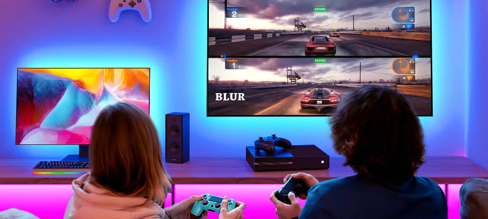 Govee RGB Bluetooth LED Strip Light, Backlight For TV's 46-60 Govee RGB Bluetooth LED Strip Light, Backlight For TV's 46-60